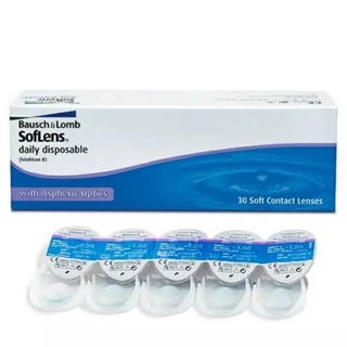 Bausch &amp; Lomb Soflens daily (แพ็ค 30 ชิ้น) คอนแทคเลนส์ รายวัน ค่าสายตา -4.25