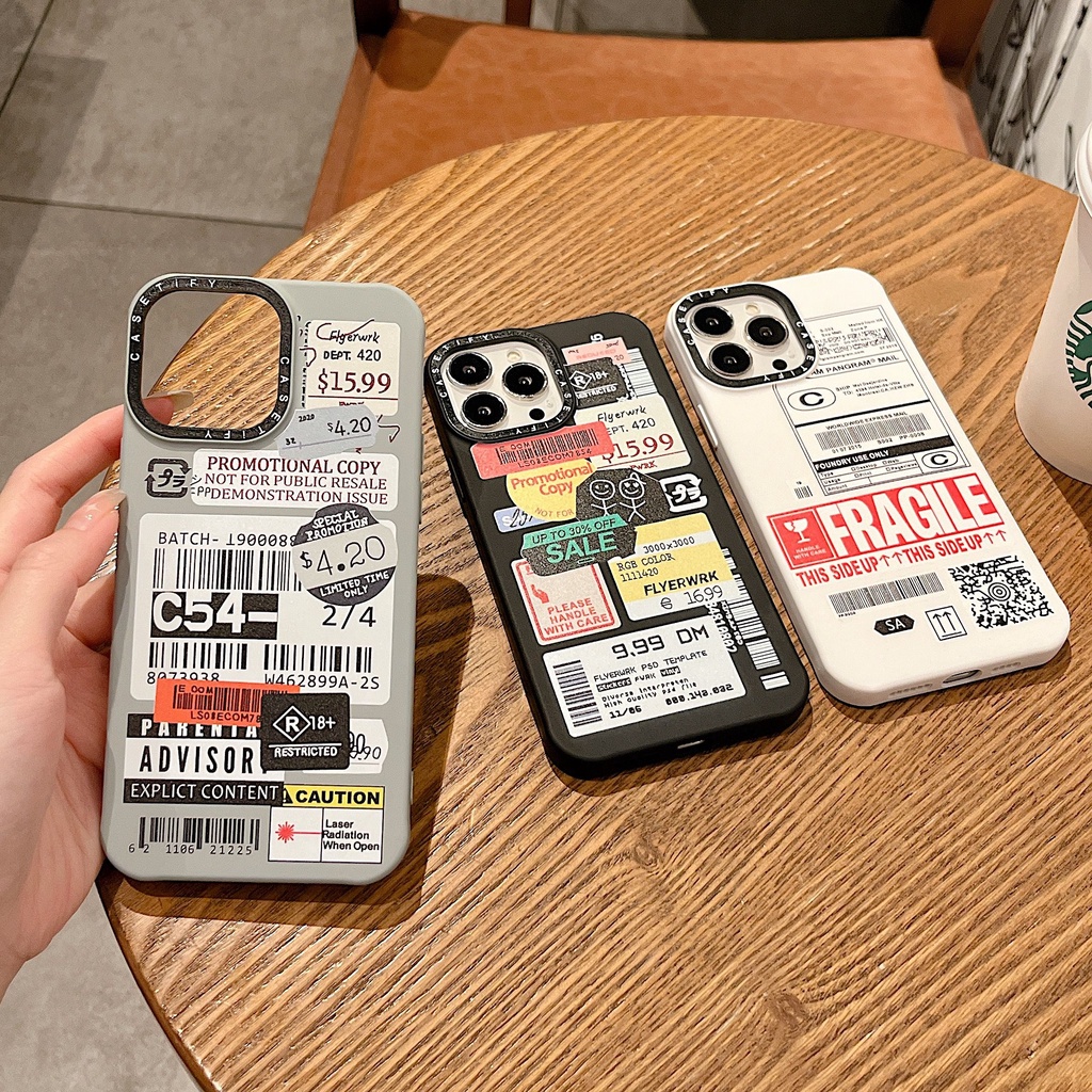 เคสโทรศัพท์มือถือซิลิโคน-ลายฉลาก-ct-สําหรับ-iphone