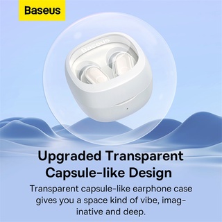 Baseus WM02 True TWS หูฟังไร้สาย บลูทูธ 5.0 HD หูฟังควบคุมแบบสัมผัส สําหรับหูฟัง iOS / Android