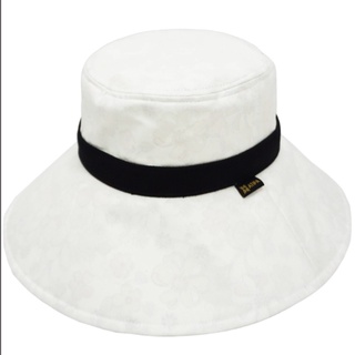 ATIPA หมวกปีกกว้างแทนร่ม รุ่นใหม่ Madame Derby White