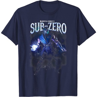 มอร์ทัลคอมแบต Mortal Kombat X Sub-Zero T-Shirt T-Shirt ผู้ชาย เสื้อยืด เกรดพรีเมี่ยม ใส่สบาย ใส่ได้ทั้งหญิง ชาย เสื้อยืด