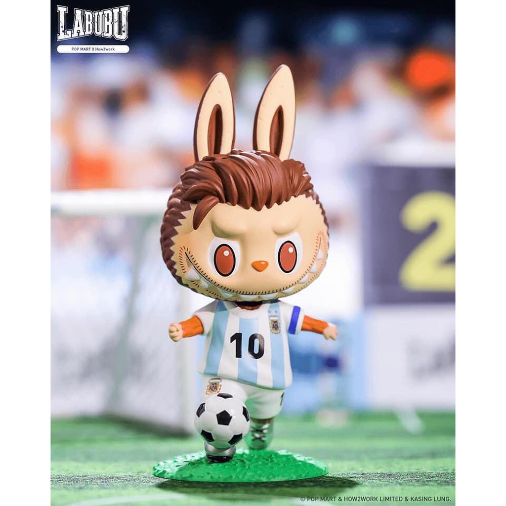 [ตัวแยก พร้อมส่ง] Labubu - Argentina football team - POPMART How2work ...