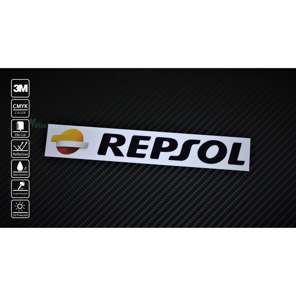 สติ๊กเกอร์ติดรถ Sticker Repsol 076 | Shopee Thailand
