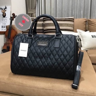 Mango Quilted bowling bag