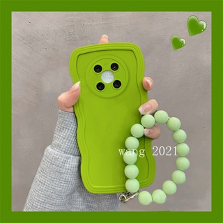 2022 New Phone Case เคส Huawei Nova Y90 Nova 9 SE Honor 70 50 X9 5G Casing Simple Big Wave Solid Color with Detachable Bracelet High Quality Liquid Silicone Soft Cover เคสโทรศัพท์