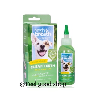 รูปภาพขนาดย่อของTROPICLEAN TEETH GEL ขนาด 4 ออนซ์ Exp.11/24 เจลขจัดคราบหินปูนลองเช็คราคา