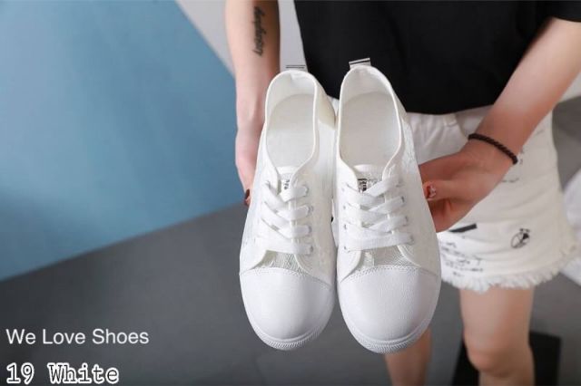 k19-รองเท้าผ้าใบ-สีขาว