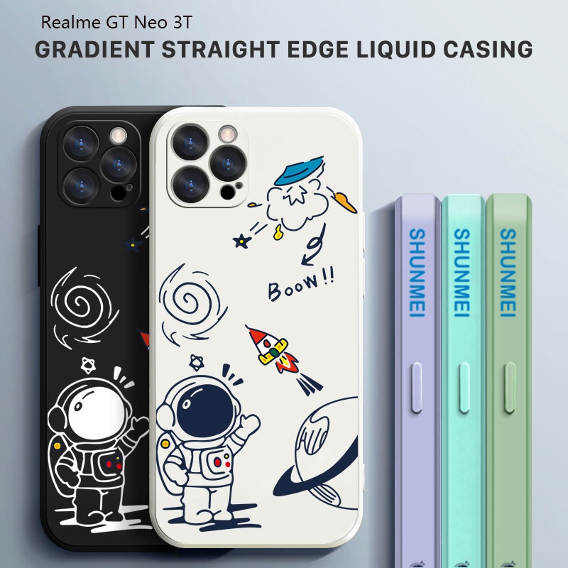 Realme GT Neo 3T เคสหัวเว่ย สำหรับ Rocket Liquid Silicone เคสโทรศัพท์ ...