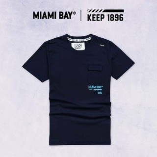 Miami Bay® เสื้อยืดชาย รุ่น KEEP สีกรม