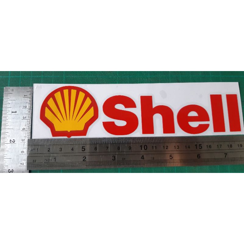 สติ๊กเกอร์งานไดคัท-shell-โลโก้สะท้อนแสง