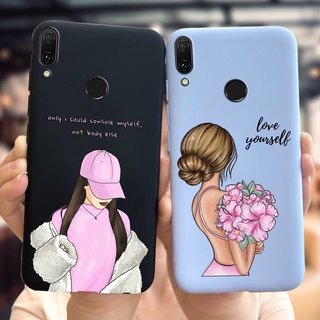 เคสโทรศัพท์มือถือ ปิดด้านหลัง ลายเด็กผู้หญิงน่ารัก สีแคนดี้ แฟชั่น สําหรับ Huawei Y9 2019 Y9 (2019) JKM-LX3 LX2 LX1 6.5 นิ้ว