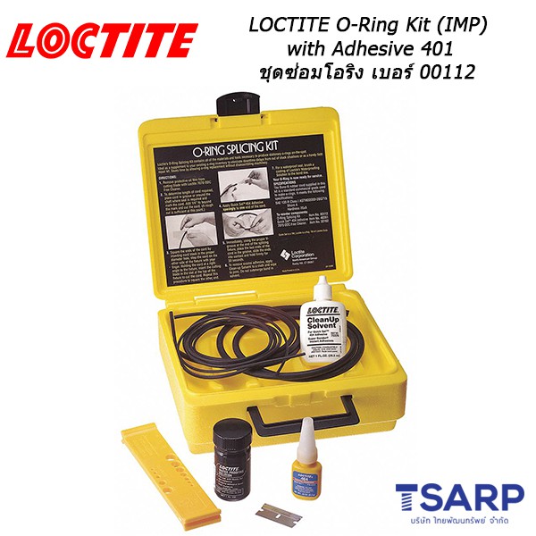 LOCTITE ORing Kit (IMP) with Adhesive 401 ชุดซ่อมโอริง เบอร์ 00112