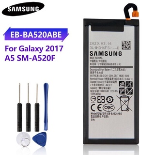 แบตเตอรี่ EB-BA520ABEสำหรับSamsung GALAXY A5 2017 A520F SM-A520F 2017รุ่น3000MAhแบตเตอรี่โทรศัพท์