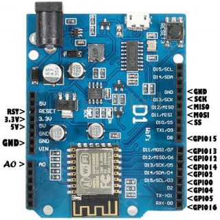 ภาพขนาดย่อของภาพหน้าปกสินค้าWemos D1 CH340 WiFi Arduino UNO R3 Development Board ส่งทั่วไทยใน 3 วัน จากร้าน modela.rayong บน Shopee ภาพที่ 1