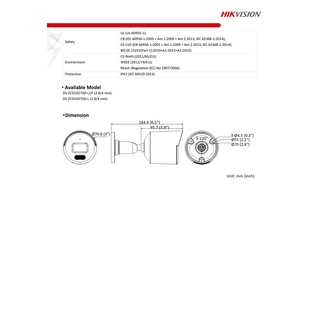 ภาพขนาดย่อของภาพหน้าปกสินค้าHIKVISION IP CAMERA 2 MP COLORVU DS-2CD1027G0-L (C) (2.8mm - 4mm) POE, ภาพเป็นสีตลอดเวลา BY BILLIONAIRE SECURETECH จากร้าน billionaire_securetech บน Shopee ภาพที่ 5