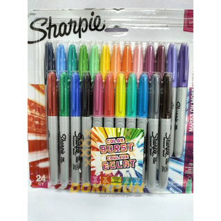 Sharpie (ชาร์ปี้) ปากกาชาร์ปี้ ชุด24สี COLOR BURST Fine