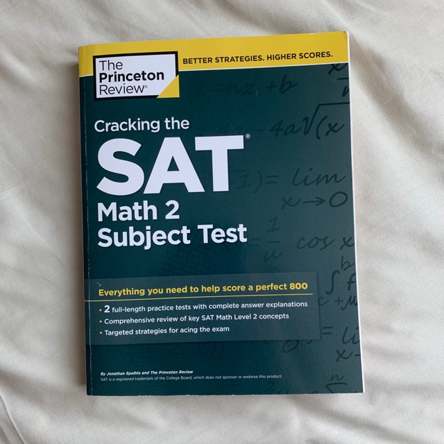 SAT Math 2; The Princeton Review | Shopee Thailand