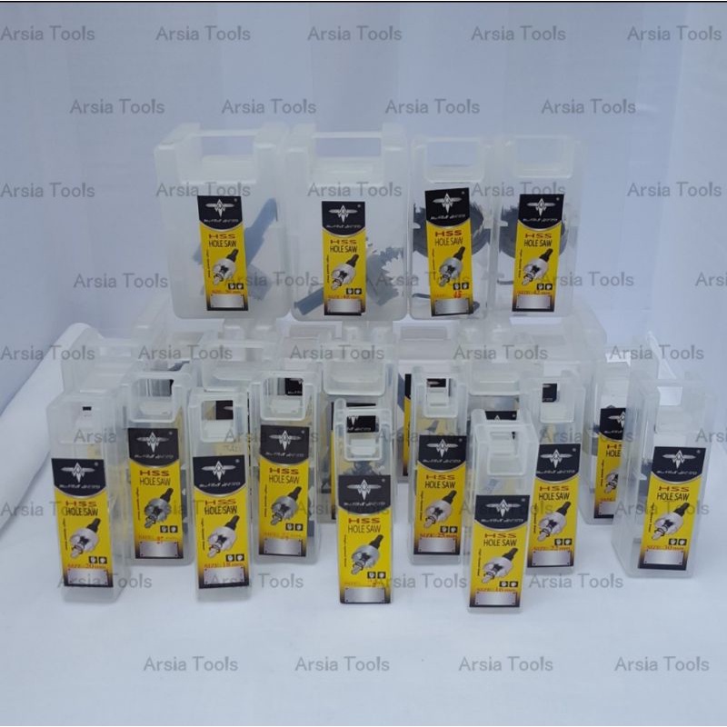 โฮลซอเจาะเหล็ก Arsia Tools 37mm.ครบที่สุด HSS Hole Saw | Shopee Thailand