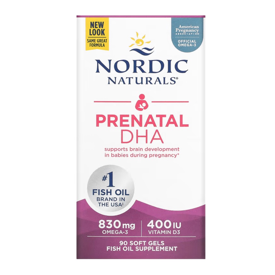 ภาพหน้าปกสินค้าNordic Naturals Prenatal DHA 830 mg 90 Soft Gels จากร้าน vitaminsale บน Shopee