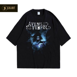 เสื้อยืดผ้าฝ้ายพิมพ์ลายขายดี เสื้อยืด ลาย Avenged SEVENFOLD NIGHTMARE พรีเมี่ยม โอเวอร์ไซซ์ a7x สําหรับผู้หญิง