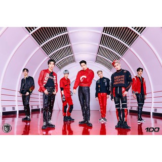 โปสเตอร์ SuperM ซูเปอร์เอ็ม บอยแบนด์ เกาหลี  Korea Boy Band K-pop kpop Poster แทมิน แบคฮยอน ไค แทยง มาร์ค ลูคัส เตนล์