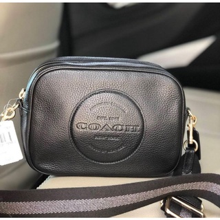 🎀 (สด-ผ่อน) กระเป๋าสะพายทรงกล่อง สีเขียว COACH C2828 DEMPSEY CAMERA BAG WITH PATCH