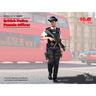 โมเดลประกอบ ICM Model 1/16 ICM16009 British Police Female Officer