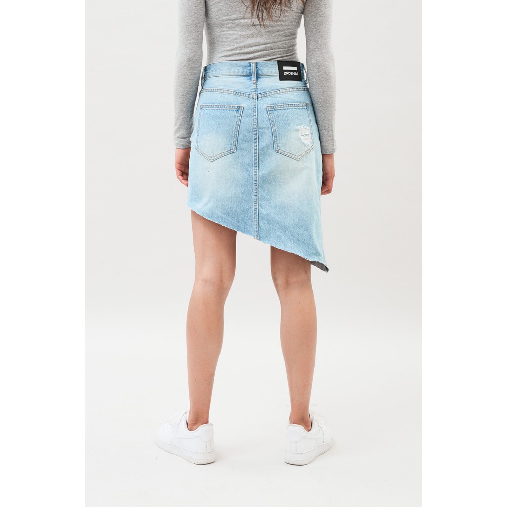 กระโปรงแบรนด์ส่งออก-dr-denim-devani-denim-skirt-asymmetric-blue