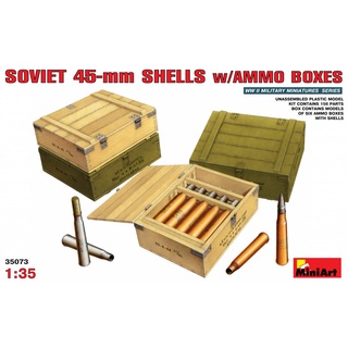 โมเดลประกอบ MiniArt 1/35 MI35073 SOVIET 45-MM SHELLS