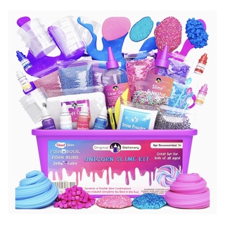 (ของแท้100%) Original Stationery Unicorn Slime Kit Supplies Stuff for Girls Making Slime