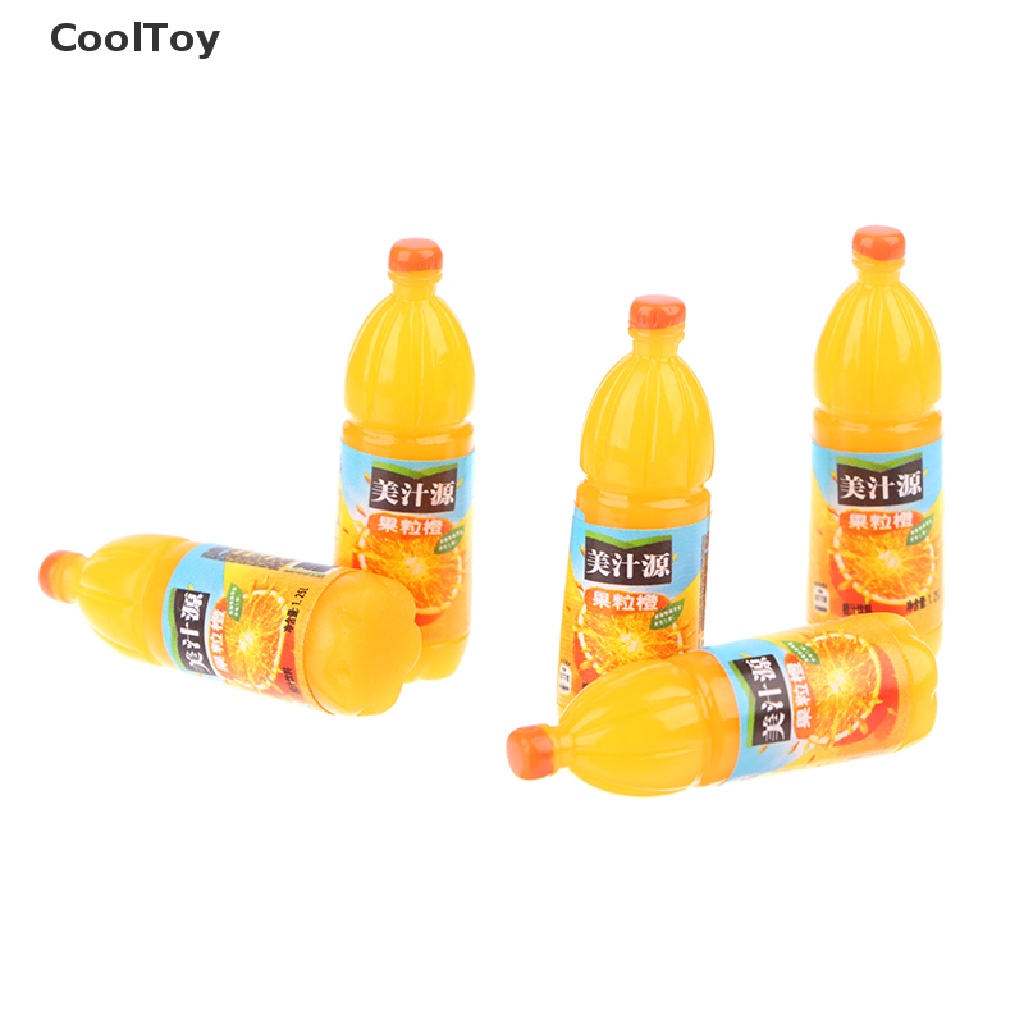 lt-cooltoy-gt-โมเดลเครื่องดื่มผลไม้จิ๋ว-1-12-สําหรับตกแต่งบ้านตุ๊กตา-5-ชิ้น