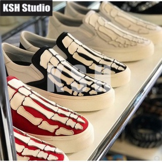 ภาพขนาดย่อของภาพหน้าปกสินค้าAMIRI Sneaker AMIRI Shoes 19SS ฤดูใบไม้ผลิและฤดูร้อนใหม่กระดูกและหนังลื่นเท้าเดียวบนรองเท้าเด็กต่ำด้านบน จากร้าน ksh.th บน Shopee ภาพที่ 2