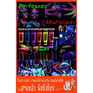ภาพหน้าปกสินค้าสีสะท้อนแสง สีนีออน 25ml สีสะท้อนแสง Blacklight บอดี้เพ้นท์ เพ้นท์หน้า เพ้นท์ตัว (มีสินค้าพร้อมส่งในไทย) ที่เกี่ยวข้อง