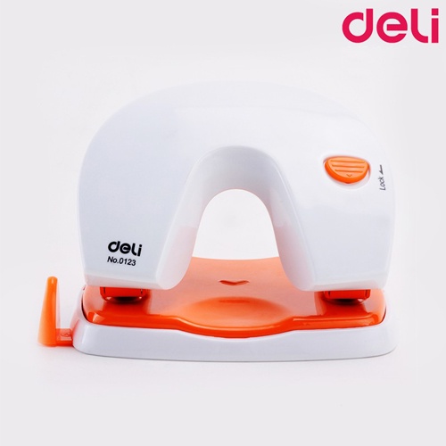 deli-0123-2hole-punch-เครื่องเจาะรูกระดาษแฟนซี-20-แผ่น