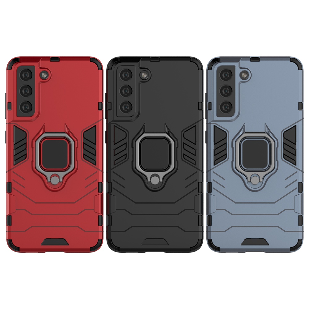 samsung-galaxy-s21-fe-กันกระแทก-ฝาครอบนิ้ว-แหวน-ที่ยึด-เคสโทรศัพท์-pc-แข็ง-เคสเกราะ