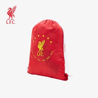 สินค้า Liverpool FC  ถุงแบบพกพากีฬาลิเวอร์พูล กระเป๋าผ้าใบกีฬาลิเวอร์พูล กระเป๋าลิเวอร์พูล ของขวัญลิเวอร์พูลยูฟ6 Times Gym Sack