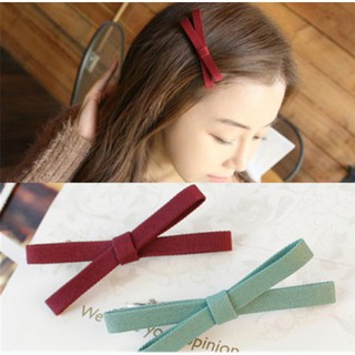 สินค้า ^-^ พร้อมส่ง มาก ^-^ กิ๊บ กิ๊บหนีบผม กิ๊บติดผม โบว์ ไขว้  ตัวใหญ่ stylish bow tie hair clip