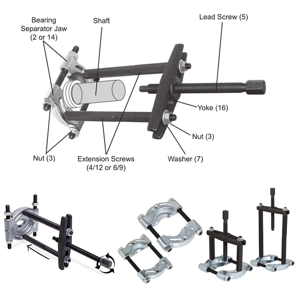 14-pcs-bearing-splitter-gear-puller-fly-wheel-separator-set-with-box-tool-kit