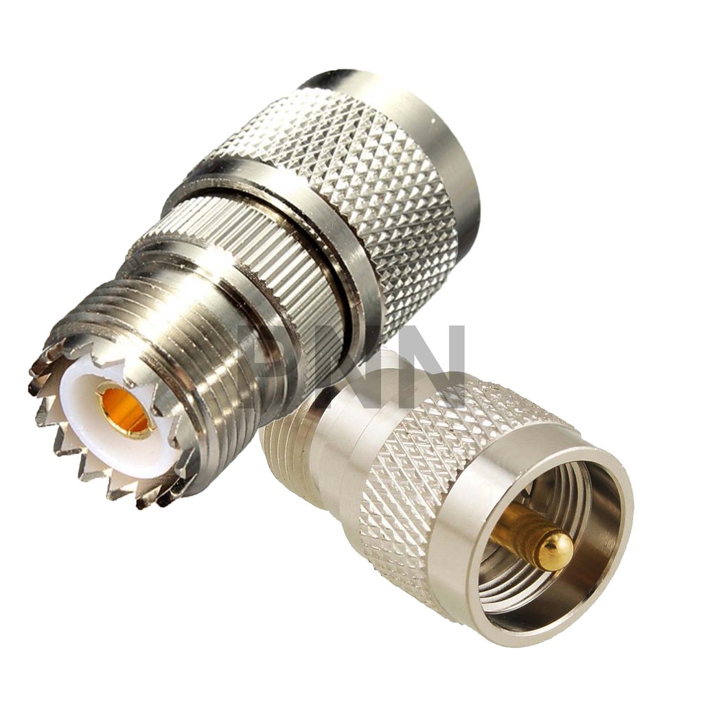 (1ตัว) ขั้วแปลงสัญญาณ PL259 To PL258 adapter | Shopee Thailand