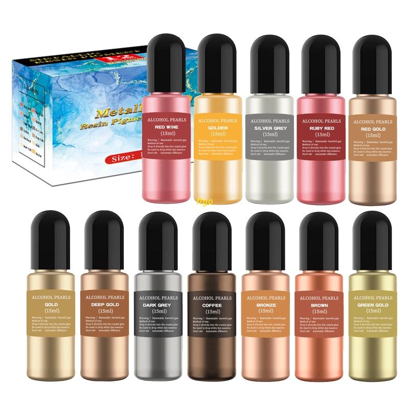 flgo-หมึกอีพ็อกซี่เรซิ่น-สีแอลกอฮอล์-สําหรับย้อมสี-12-สี