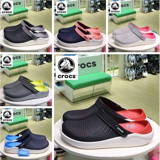 (อย่างเป็นทางการ)รองเท้าชายหาด100%Crocs LiteRide Clog แท้ หิ้วนอก ถูกกว่าshop รองเท้าแตะชายหาดของผู้ชาย