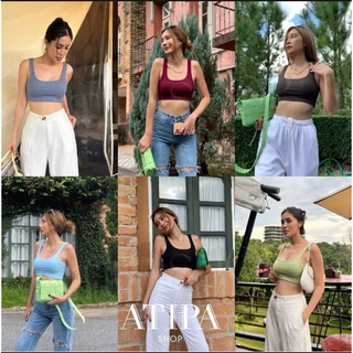 carmen atipashop เสื้อกล้าม เสื้อครอป แขนกุด