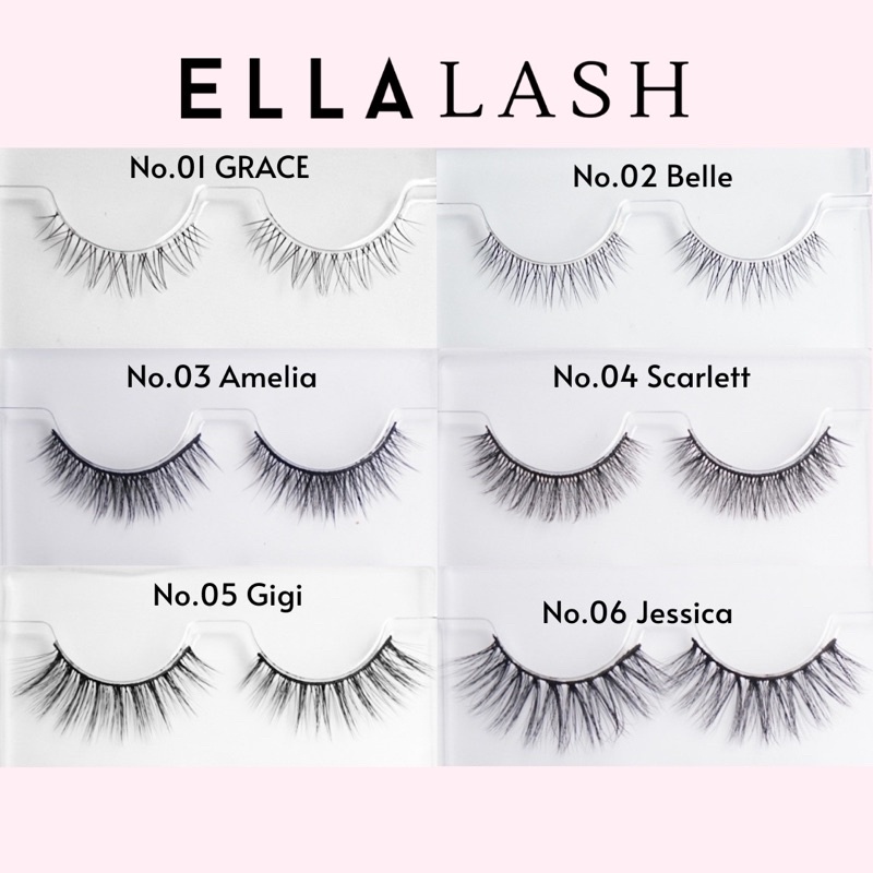 ellalash-ขนตาปลอมแพ็ค-3-คู่-มี-6-เบอร์ให้เลือก-ตั้งแต่แกนใส-ธรรมชาติ-ไปจนถึงฟูหนา-งอนเด้งเป็นประกาย-ขนตาปลอมพรีเมี่ยม