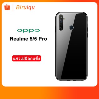 เคสโทรศัพท์มือถือแบบกระจกสําหรับ Realme5 / Realme 5 Pro Realme5S 5I Realmec3 C3 + Tpu