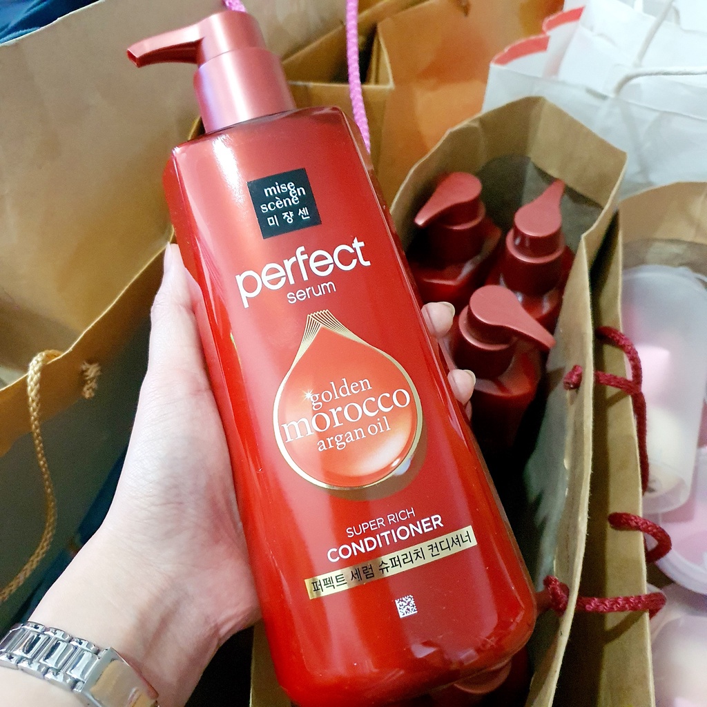 ของแท้100-คอนดิชั่นเนอร์-mise-en-scene-perfect-serum-conditioner-680ml-แดง
