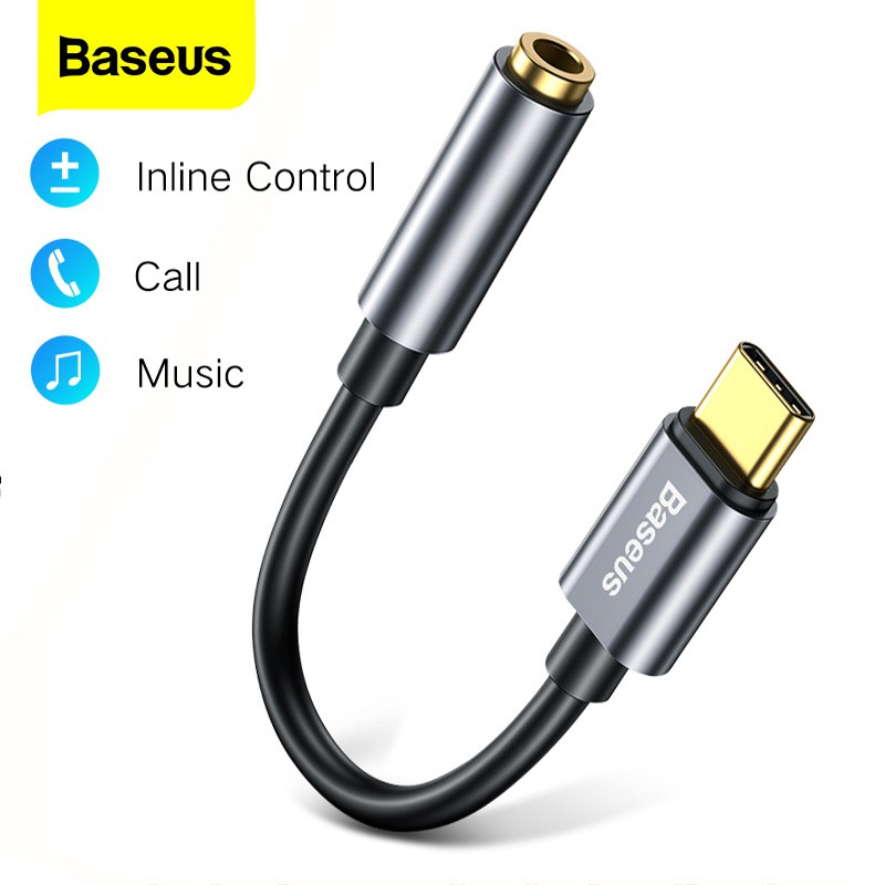 baseus-l54-usb-type-c-3-5-มม-อะแดปเตอร์เสริม-usbc-3-5-มม-แจ็คหูฟัง-aux-อะแดปเตอร์เสียง-สําหรับ-samsung-otg-type-c-3-5-สายเคเบิล