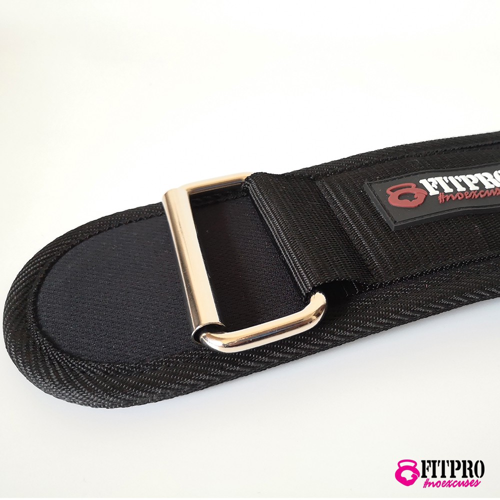 เข็มขัดออกกำลังกาย-fitpro-nylon-weightlifting-belt-for-crossfit-ฺdeadlift-squat-and-body-building