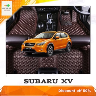 พรมปูพื้นเข้ารูป พรมปูพื้นรถยนต์ สำหรับรถรุ่น Subaru XV 2019 6D Premium Fitted Leather Car Mats พรมรถยนต์