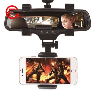 มิติใหม่ ที่ยึดโทรศัพท์ติดกระจกมองหลัง Universal Car Rear View Mirror Mount ติดตั้งง่าย ใช้ทน