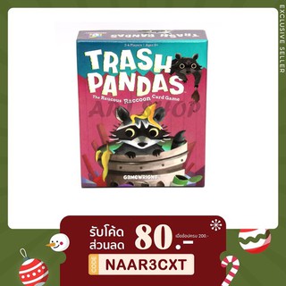 Trash pandas Board game panda - บอร์ดเกม แพนด้า The Raucous Raccoon Card Game funny English